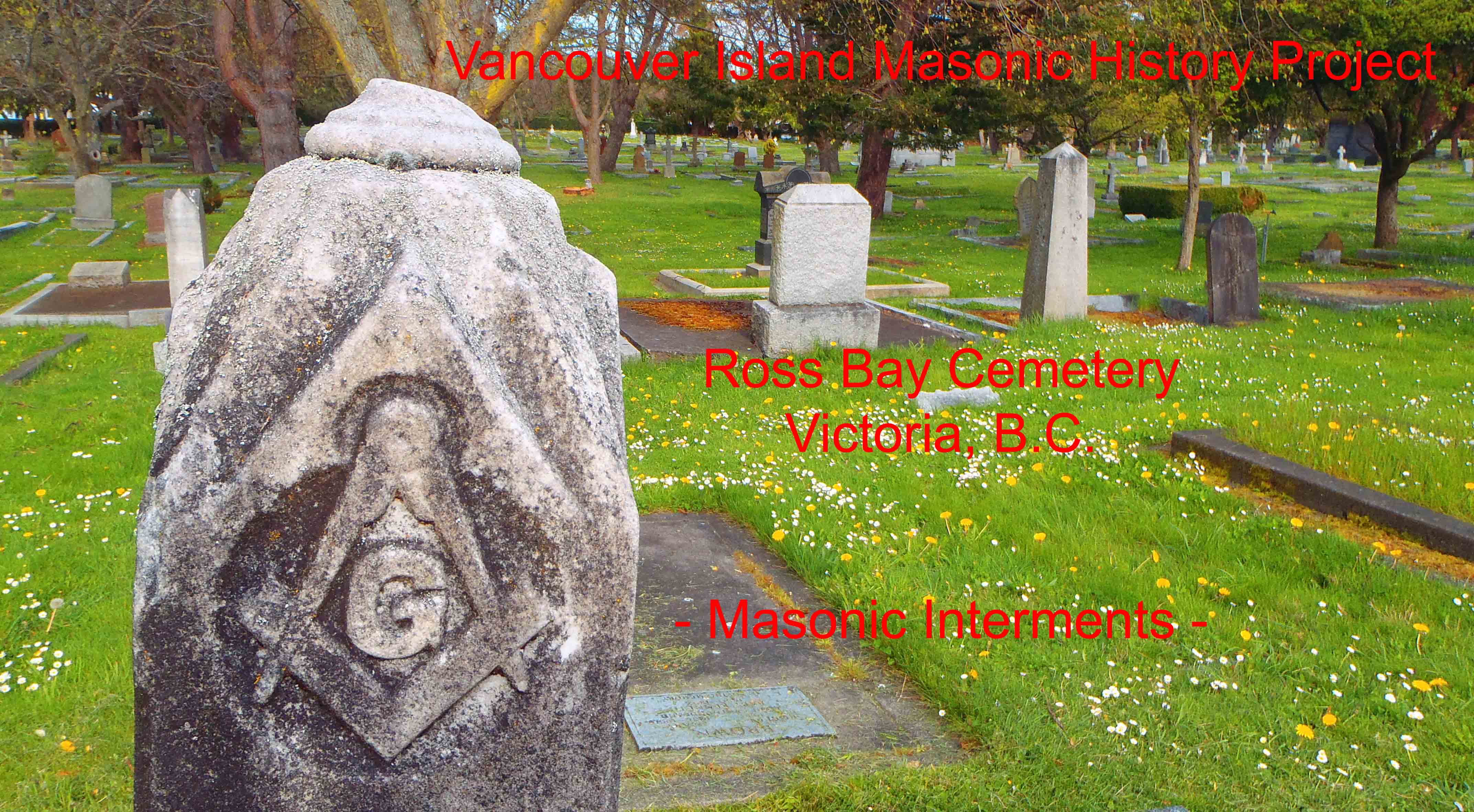 Ross Bay Cemetery - Masonic Interments